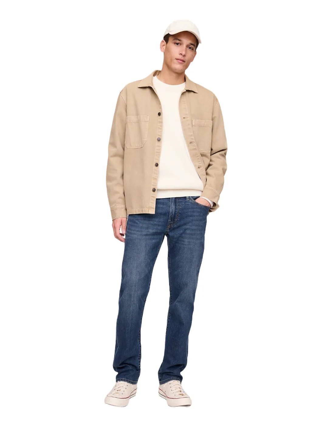 GAP Mens Straight Fit Denim Jeans Medium Wash V3 29X32