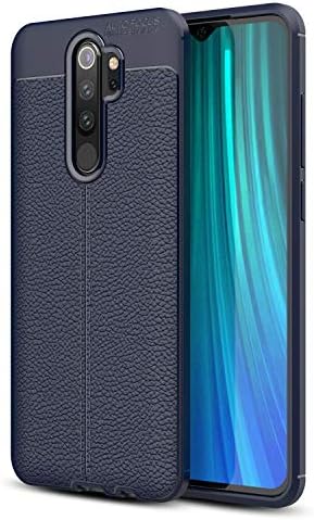 Hfly Compatible with 6.53-inch Xiaomi Redmi Note 8 Pro Case, Flexible Silicone Cover Slim Fit & Lightweight Shock Absorption Shell Case for Xiaomi Redmi Note 8 Pro [Navy]