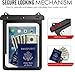 AICase Universal iPad Waterproof, Dry Bag Pouch for iPad Pro 10.5, New iPad 9.7 2017/2018, iPad Pro 9.7, iPad Air/Air 2, Tablets up to 11.5 Inch (Black)