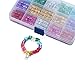 280 Pieces Dreadlocks Beads Multi-Color Aluminum Hair Braiding Clips Metal Hair Cuffs Hair Accessories with Storage Box by fani