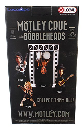 Motley Crue 8.5" Resin Bobblehead Statue: Nikki Sixx