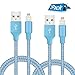 iPhone Charging Cable Novtech iPhone Cord 2 Pack 6FT Lightning Charger Cable Certified Charging Cord for iPhone X 8 7 Plus 6S 6 SE 5S 5C 5 iPad 2 3 4 Mini Air Pro iPod Nano 7 Blue