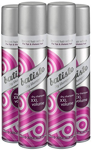 Batiste Dry Shampoo Spray XXL Volume 200 ml (Pack of 4) by Batiste