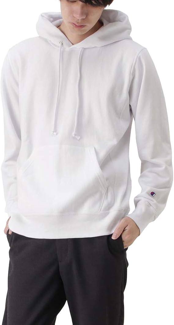 Amazon Champion チャンピオン パーカー スウェット トレーナー 長袖 プルオーバー メンズ リバースウィーブ 10オンス 無地パーカー ブランドロゴ 刺繍 ポケット 無地 C3 L101 トレーナー パーカー 通販