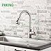 PAKING Kitchen Faucet, Kitchen Sink Faucet, Sink Faucet, Brushed Nickel Kitchen Faucets with Pull-Down Sprayer, Stainless Steel Bar Kitchen Faucet, Sweep Spray