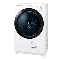 シャープ ドラム式 洗濯乾燥機 ヒーターセンサー乾燥 右開き(ヒンジ右) 洗濯7kg/乾燥3.5kg ホワイト系 幅640mm 奥行600mm DDインバーター搭載 2020年モデル ES-S7E-WR