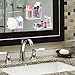 iDesign AFFIXX, Peel and Stick Strong Self-Adhesive Vanity Cosmetic Organizer, Storage for Hair Care, Jewelry, Bath, Cotton Swab Holder, Makeup - Set of 3, Clear