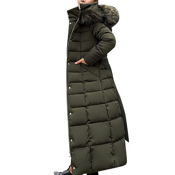 Padded Winter Warm Jacket Long Coat 