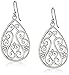 Sterling Silver Filigree Teardrop Earrings