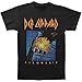Def Leppard Men's Pyromania Cover T-shirt Medium Black