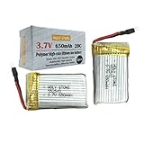 Holy Stone 3.7V 650mAh Lipo Battery for RC Quadcopter Drone X5C M68 (2 pcs)