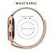 20mm Milanese Loop Watch Straps for Samsung Galaxy Watch 42mm Bands Adjustable Stainless Steel Quick Replacement Strap Wrist Bands for Samsung Galaxy Watch Active/Gear S2 Classic Smartwatch(Rose Gold)