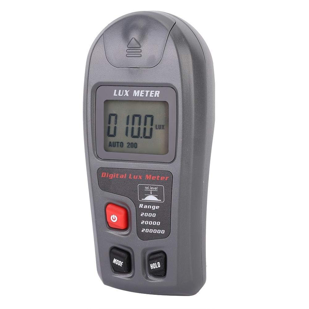 TOPINCN Digital Light Meter Electronic Luxmeter Handheld Illuminance Meter Accurate Photometer Lcd Display With Range Up To 200,000