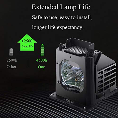 YOSUN 915b403001 TV Replacement Lamp for Mitsubishi wd-60735 wd-60737 wd-73737 wd-65C9 wd-73735 wd-65735 wd-65737 wd-65837 wd-73736 TV Replacement Lamp Bulb