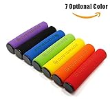 Delight eShop 1pair Foam Handlebar Grips, for Bicycle Scooters, 7 optional color (Purple)