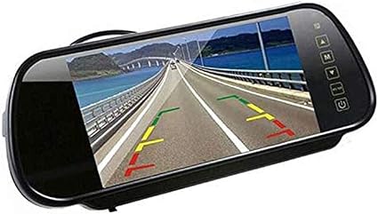 Amazon Co Jp Origin 7インチルームミラーモニター モコン付き タッチボタン Lcd液晶 バックミラーモニター バックカメラに連動可能 映像入力2way Rm70 家電 カメラ