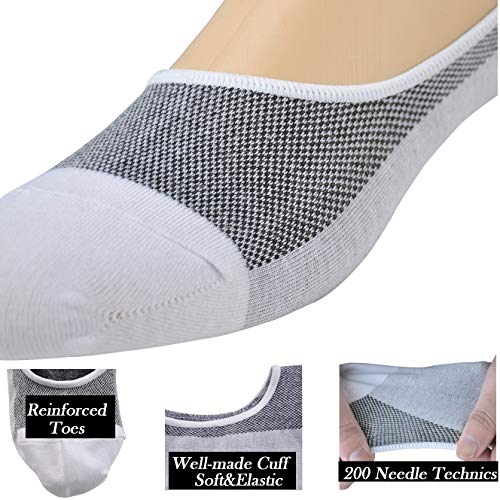 image for Jormatt 6 Pairs Mens Women Genuine No Show Socks Boys Sneaker Shoes Me