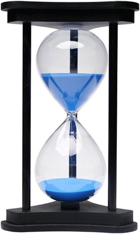Home Ornaments Sandglass Arts Hourglass 15 min/ 30 min/ 45 min/ 60 min Timer (45 min)