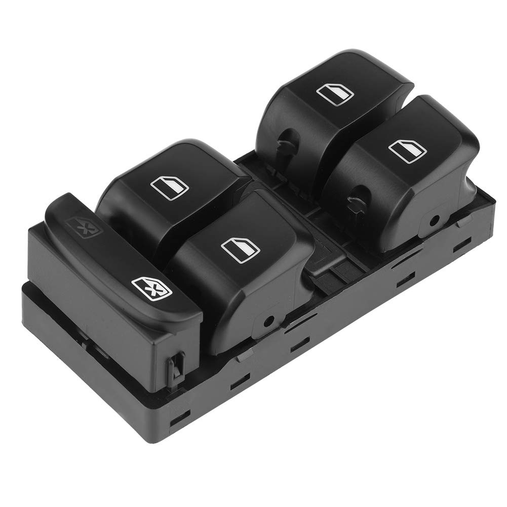 KIMISS Electric Window Control Switch 8KD 959 851 Electric Window Switch ABS Plastic Car Electric Power Master Window Switch for A4 S4 Q5(Black)