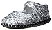 pediped Originals Delaney Crib Shoe (Infant/Toddler),Silver,Small (6-12 Months)