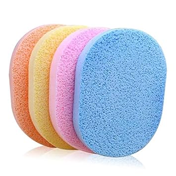 Multicart Facial Cleaning Wash Pad Puff Sponge (Set Of 2)