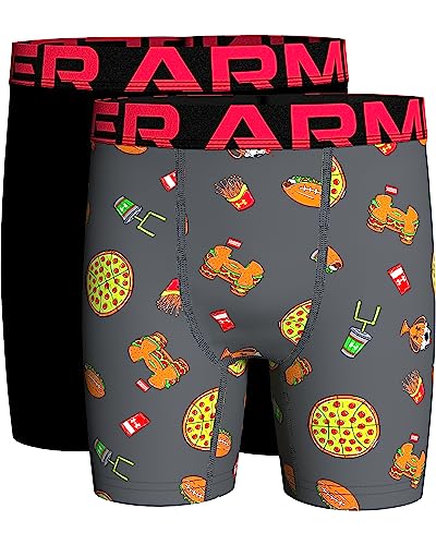 Under Armour Boys' Performance Boxer Briefs, Fast