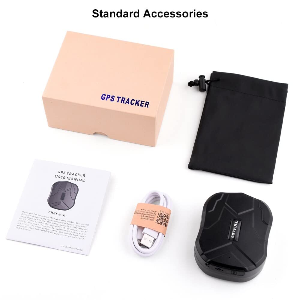 GPS Tracker for Vehicles 4G TK905B 10000mAh Long Battery Life, Car GPS Tracking Device Magnetic, Unlimited Distance Real-Time Tracking Rastreador Motorcycle Camping Car, APP No Subscription
