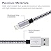 EverDigi 3Pack 10FT Braided Lightning to USB Cable cords with Aluminum Connector Compatible with iPhone 7/7 plus, 6/6S/6 Plus/6S Plus, 5C/5S/5/SE, iPad Air/Mini,iPod Nano/Touch (Black)