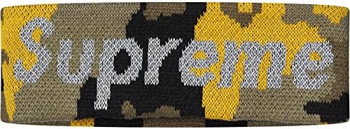 Supreme 2017 Reflective Camo New Era Headband Brand New (Yellow Camo)