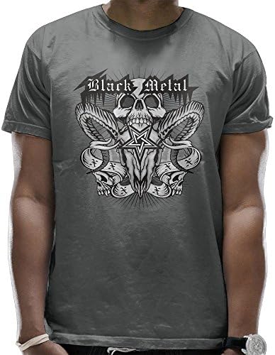 Ghost Skull Black &amp; White Graphic T-Shirt Day Of The Dead Shirts Summer Men's Short-Sleeved T-Shirts