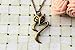 Joyplancraft Fox Necklace,Cute Fox Charm Necklace,Best Gift for Your Lover Girlfriend and Friends,Retro Bronze Fox Necklace