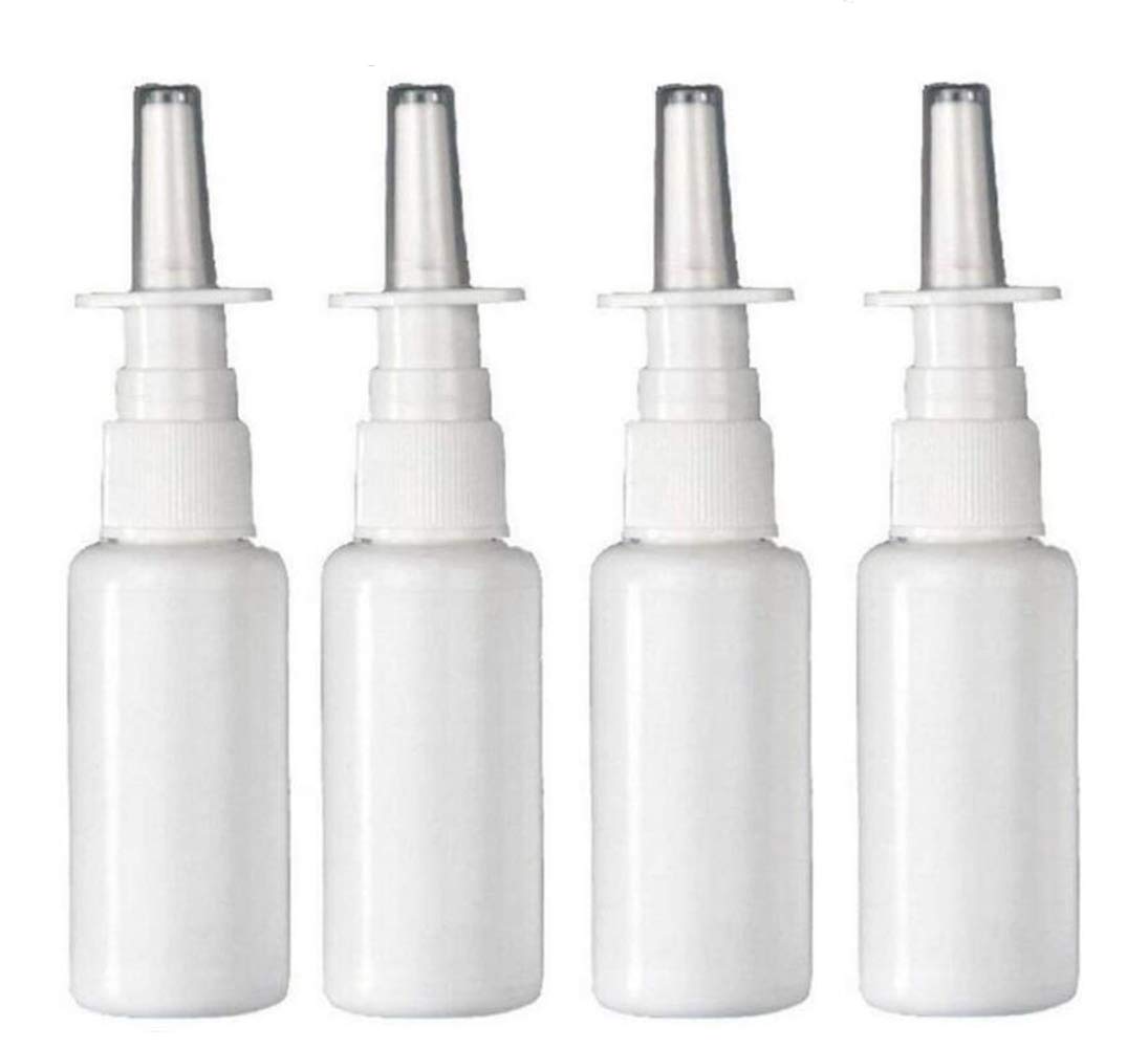 VASANA 12PCS 30ML/1oz Plastic Empty Refillable Nasal Spray Bottles Fine Mist Spray Pump Makeup Water Container For Perfumes Essential Oils Use Saline Applications