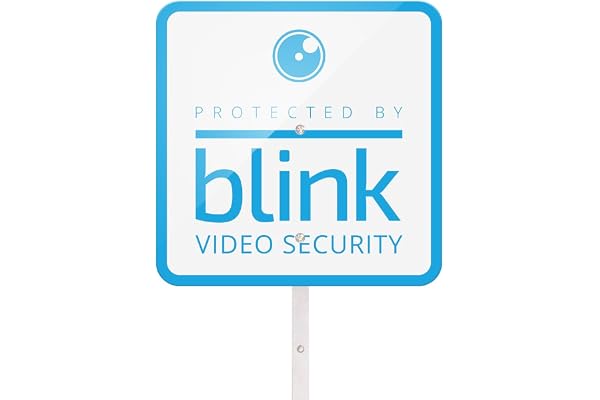 Blink Yard Sign with Two Window Decals Bundle