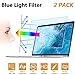 2PC 15.6 in Anti Blue Light Laptop Screen Protector, Anti Glare Filter Film Eye Protection Blue Light Blocking Screen Protector for 15.6