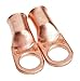 Forney 60097 Copper Cable Lugs, Number 1/0 Cable with 1/2-Inch Stud Size, 2-Pack