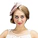 Valdler Women Cambric Mesh Retro Fascinators Suitable for All Hair Style