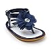 BENHERO Infant Baby Girls Sandals, Premium Soft Rubber Sole Anti-Slip Summer Toddler Flats First Walkers Shoes