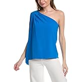 Trina Turk Womens One Shoulder BlouseBlouse