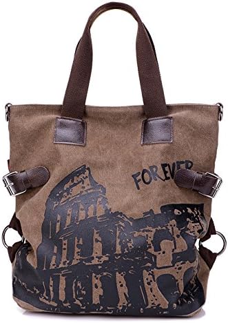 Nlyefa Women’s Canvas Handbag Shoulder Bag, Large Tote Handbag Hobo Bags for School Office Travel Shopping