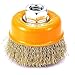 HOYIN Wire Cup Brush-2 Piece Grinder Brush Kit- Twist Knotted