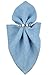 DII 100% Cotton, Oversized Basic Everyday 20x 20 Napkin, Set of 6, Variegated Light Blue