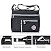 Crossbody Bags for Women,ZYSUN Casual Messenger Purses and Handbags Shoulder Bag (Black-C)