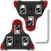 Cleat Set Bike Cleat 9 Degree Float Self Road Cleats and Wrench for Road Bike Bicycle & Indoor Cycling Cleat Set