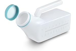 Portable Urinal for Men with Glow in the Dark Screw Cap, 32oz Urine Bottle for Men