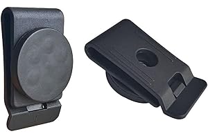 QINWUWU XXHong Belt Magnetic Clips Heavy Duty Magnetic Tool Holder Black Magnet Belt Organizer for Screws Nails Screwdrivers Wrench Metal Accessories 2 PCs