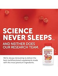 SmartyPants Caramelos de goma con vitaminas para niños:, KC90, Completo, 1