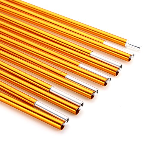 Winnerbe 13 Sections 4.5M Aluminum Alloy Folding Tent Pole Lightweight Rod Tent Accessories 9.5mm - Thumbnail 2