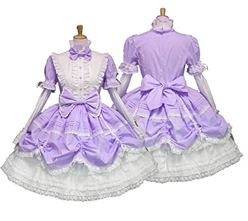 Gothic French Maid Dress Hallowen Fancy Party Cosplay Costume
