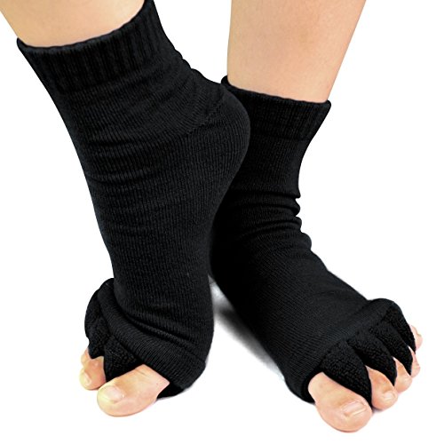 Sirosky Toes Alignment Socks Massage foot Feet Toe Align Separator Socks Prevent Foot Cramps