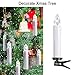 Flameless Taper Candles Led Flickering Votive Unscented Battery Operated | Window Candles |White Candles Electric Tealight Remote with Timer Clip Gift Party Wedding Holiday Tree Decoration 10Pcs